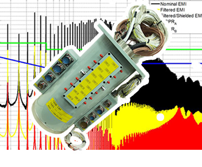 How is the electromagnetic interference in the slip ring generated?
